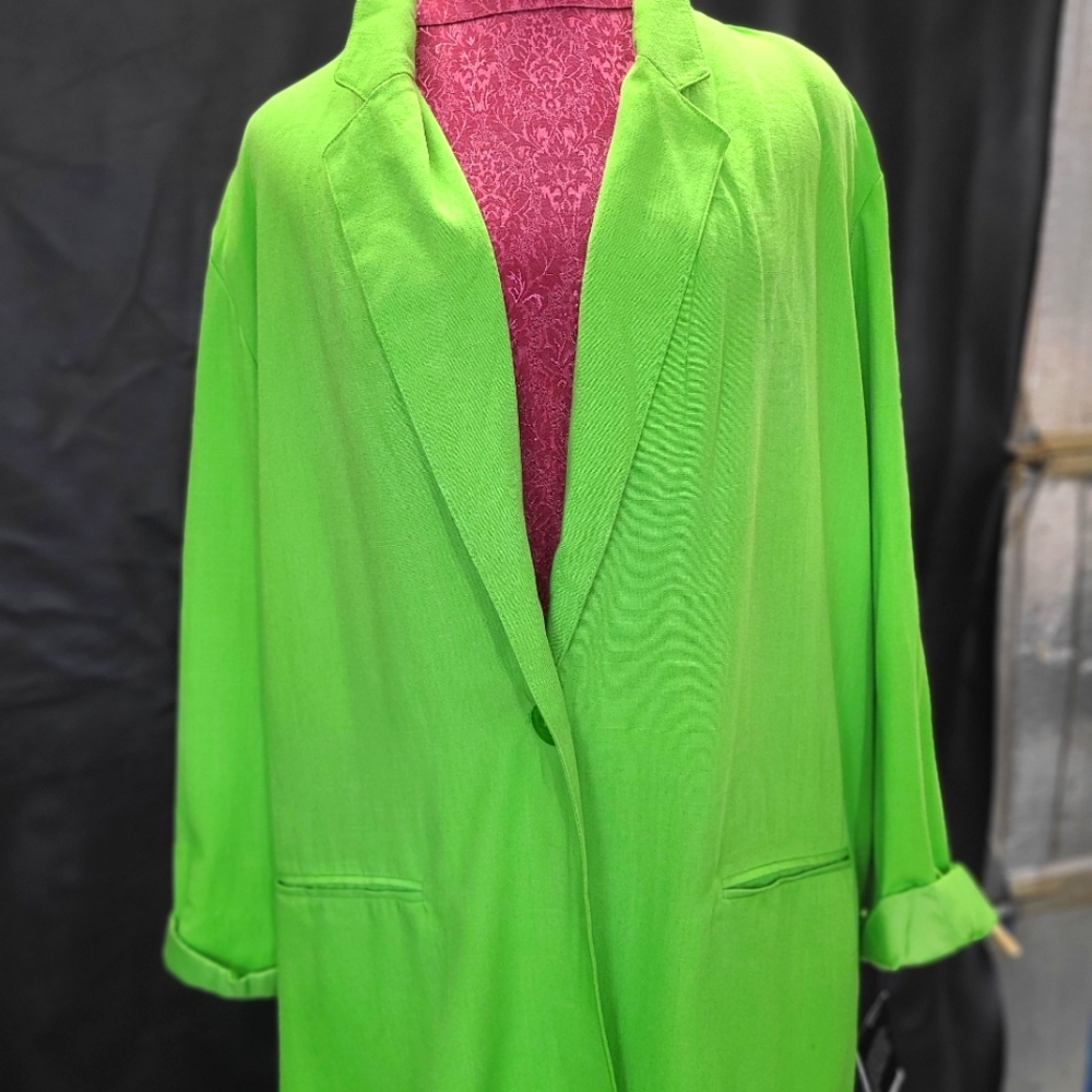 New Green Sag Harbor blazer size 20W